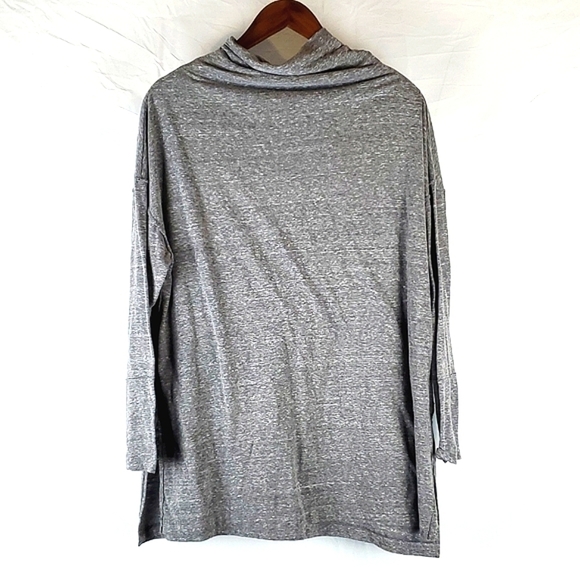 Free People‎ Gray Turtleneck Oversized Top - Picture 1 of 7